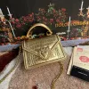 New style  Leather Crossbody Handheld  Crocodile Pattern Top quality D&G BAG #A23007