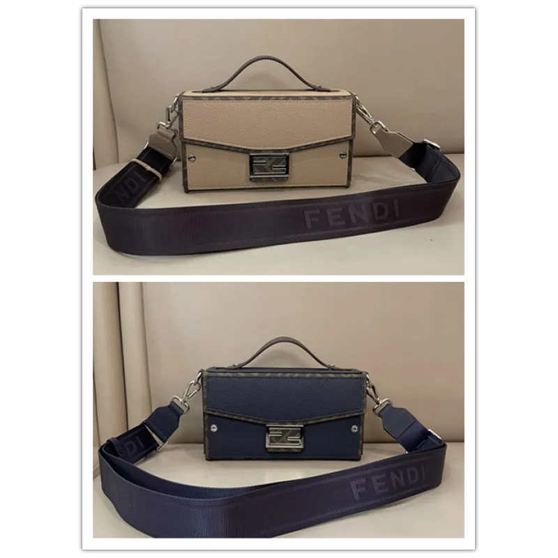 Baguette Soft Trunk Leather Multicolour Size:22*13*6.5cm #A49093