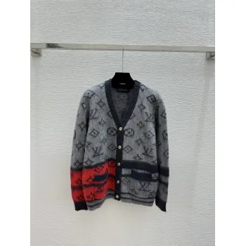 LV Womens  Sweaters  Monogram Pattern   Fair Isle Design in Dual Color Options for Luxury Fashion Lovers #A57762