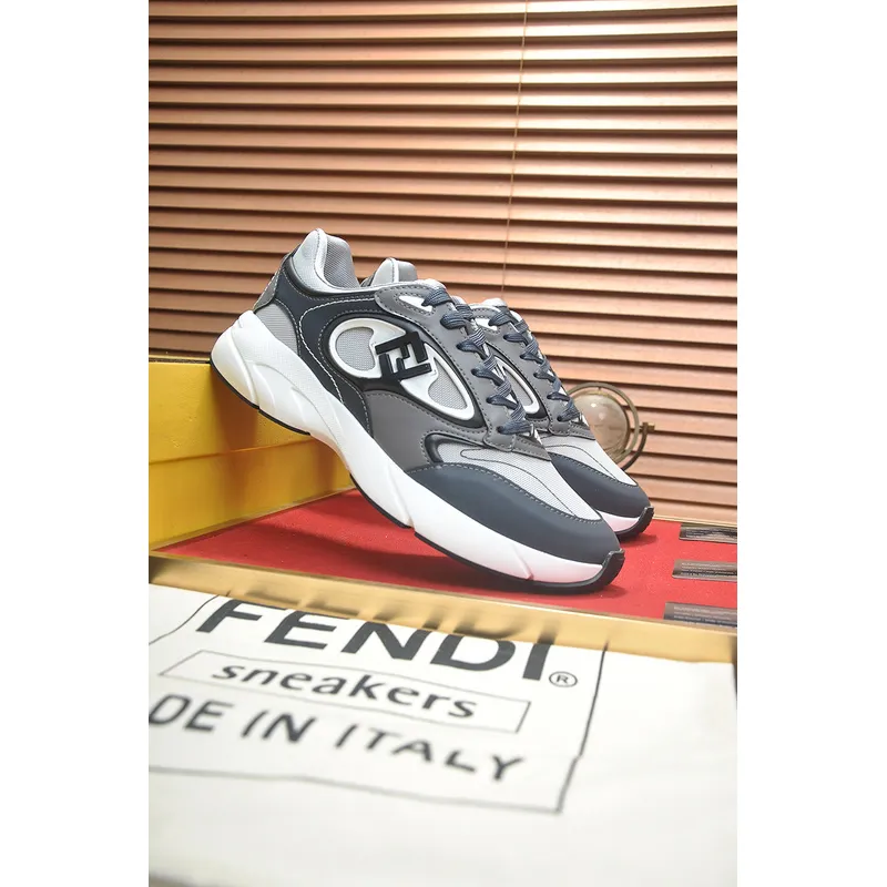 Fendi shoes for Mens Fendi Low-Top Sneakers Grey #A52994