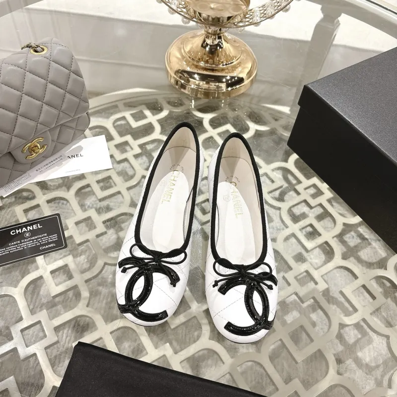 Chanel  Ballet Flats with Logo For Women #A54800