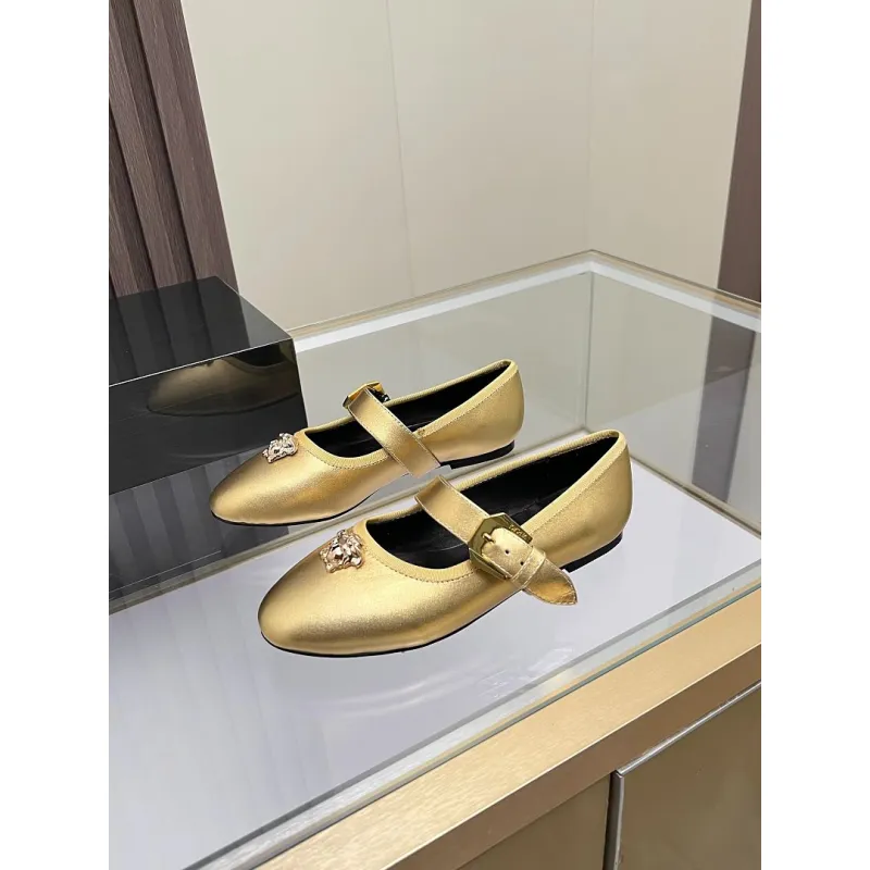 Versace shoes for Womens Versace Flats #A64772