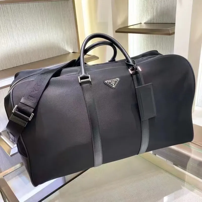 Prada Black Travel Duffle Bag 208 #A55689