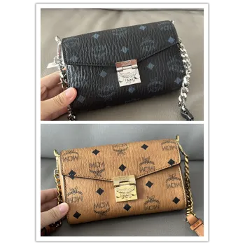 MCM Small Envelope Crossbody Bag, Visetos Monogram, Style 65008 11-18.5-4cm #A61796