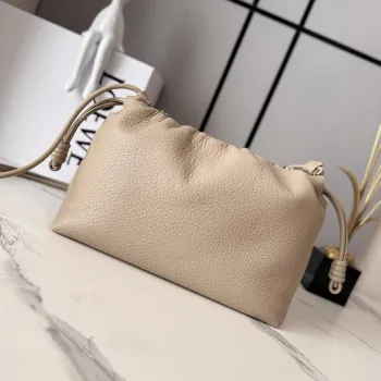 Loewe 012403 Flamenco Purse in Pebbled Calfskin Size 30x10.5x20CM #A62923