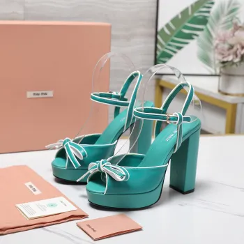 Miu Miu Shoes for MIUMIU High-heeled shoes for women Heel height:12cm #A61179