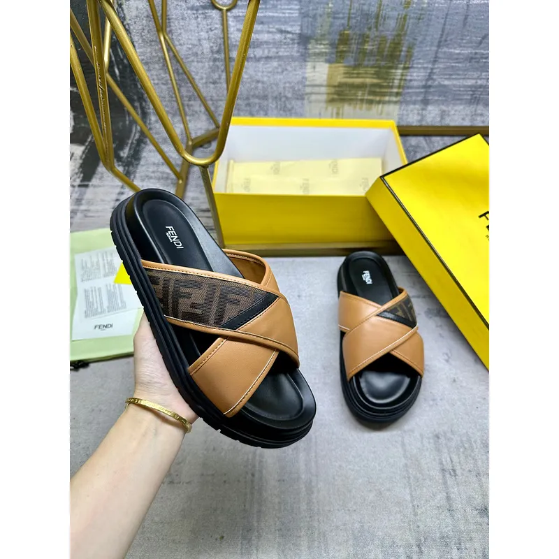 Fendi shoes for Fendi Slippers for men #A50789 Fendi shoes for Fendi Slippers for men #A50789