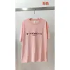 Givenchy Paris Logo Cotton T Shirts in Pink Brown Black and White for men Casual Fashion #A54254