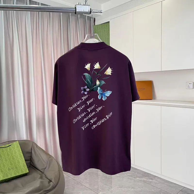 Christian D-ior Couture Lily of the Valley T-Shirt  4 colors #A53934