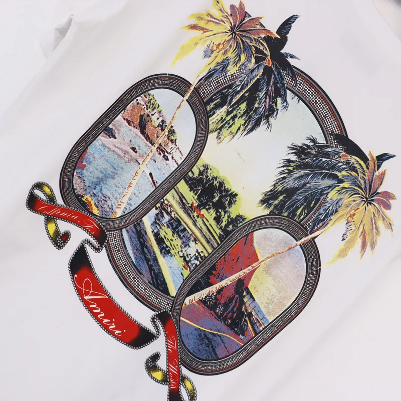 AMIRI Cotton Paradise T-Shirt for men Black/White #A53415