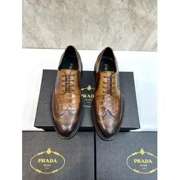Replica Prada Shoes for Mens Fashionable Formal Leather Shoes #A23700
