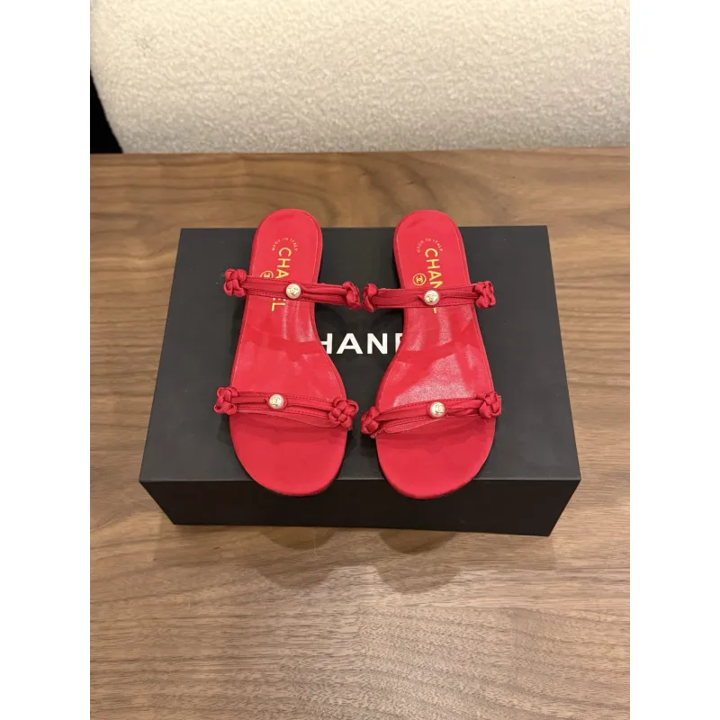 Chanel shoes for Womens Chanel slippers #A62856