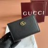 Gucci 772738 Compact Card Wallet - Grained Leather #A60524