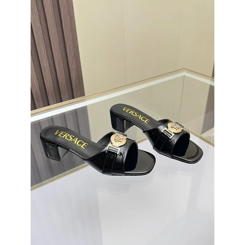 Versace shoes for Womens Versace Slippers heel height:3.5cm #A64782