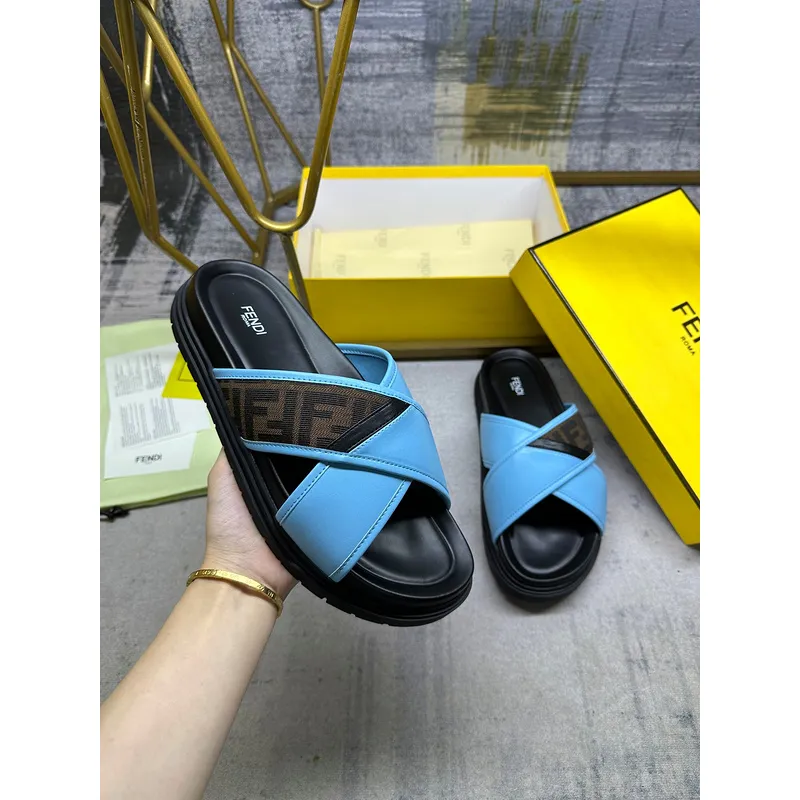 Fendi shoes for Fendi Slippers for men #A50787