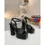 Versace shoes for Womens Sandals Medusa Aevitas Satin Platform RTW #A49009