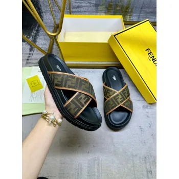 Fendi shoes for Fendi Slippers for men #A50793