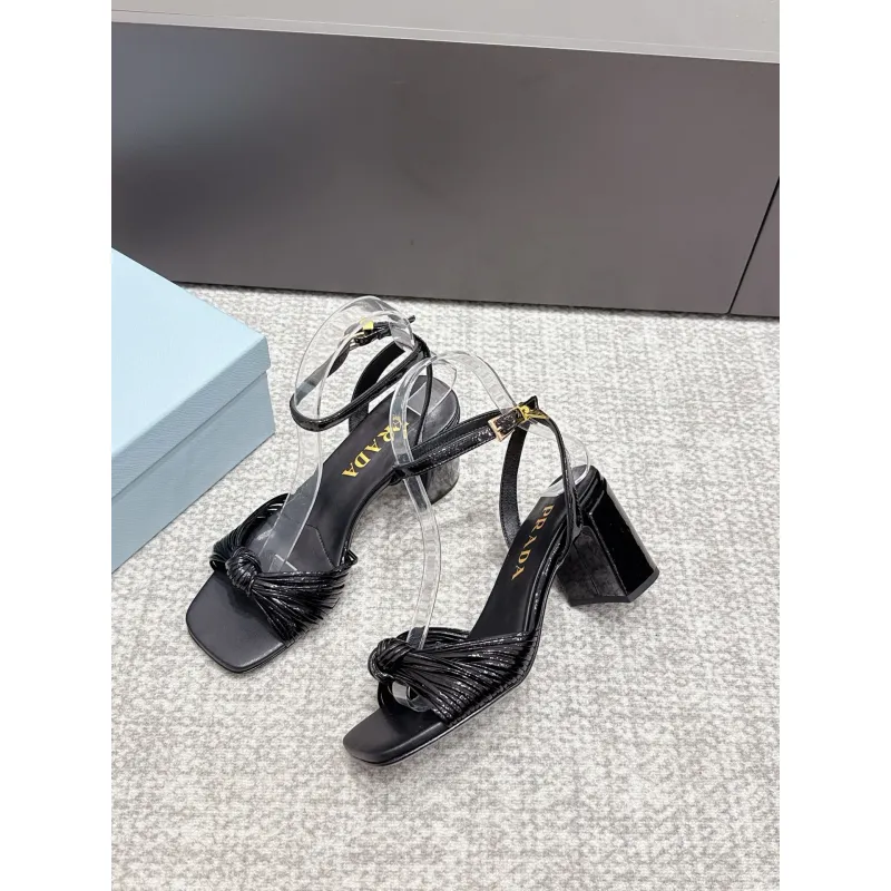 Prada Shoes for Womens Prada Sandals Heel height:7cm #A65288