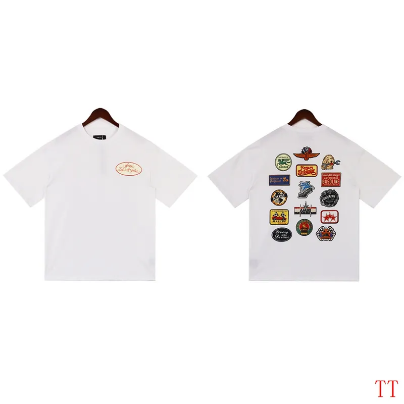 AMIRI Black/White Station Patch T-shirt #A53784