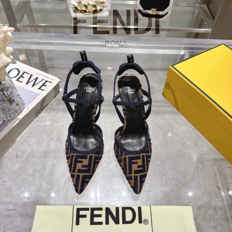 Fendi shoes for Fendi High-heeled shoes for women #A61797