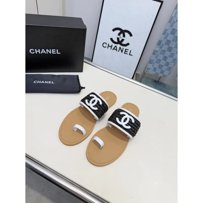 Chanel shoes for Womens Chanel slippers #A65137