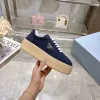 Top Prada Shoes for Womens Prada Sneakers Navy Blue 35-41 Size #A53001