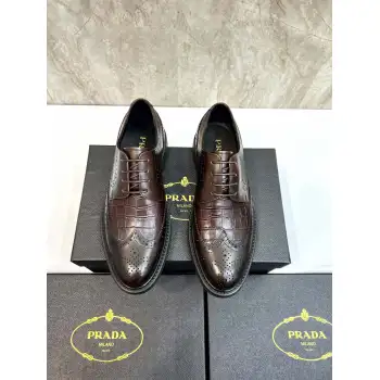 Replica Prada Shoes for Mens Fashionable Formal Leather Shoes #A23699