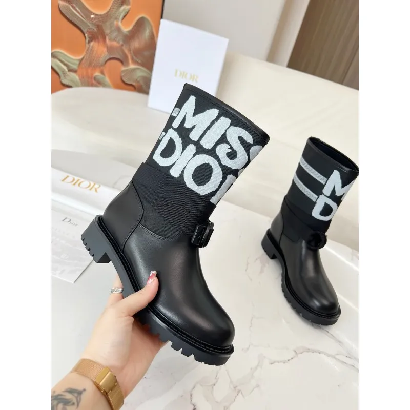 D-ior Shoes for D-ior boots for women 3cm #A55103