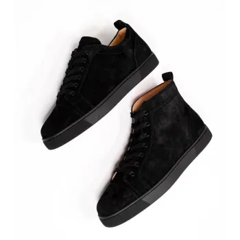 CL Redbottom Louis Orlato Suede Low/High Top Sneakers Black #999929911