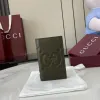 Gucci 739478 Green Leather Wallet, Top Quality, 7.5x12cm #A61852 Gucci 739478 Green Leather Wallet, Top Quality, 7.5x12cm #A61852
