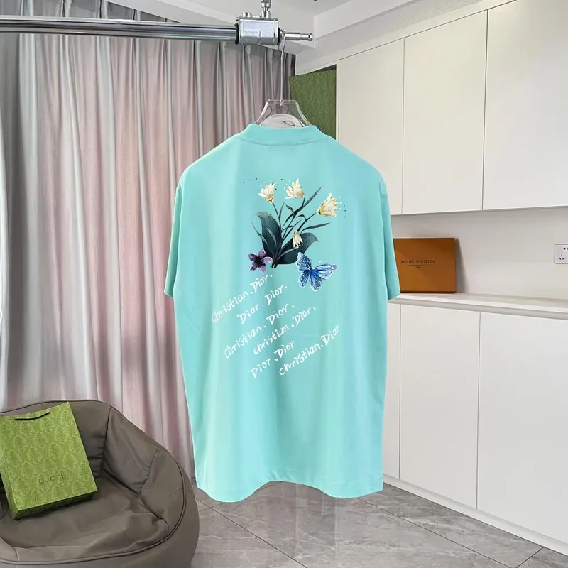 Christian D-ior Couture Lily of the Valley T-Shirt  4 colors #A53934