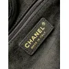 Chanel Woven Tote Textured Raffia Signature Logo &amp Chain Embracing Summer Elegance size38 #A54203
