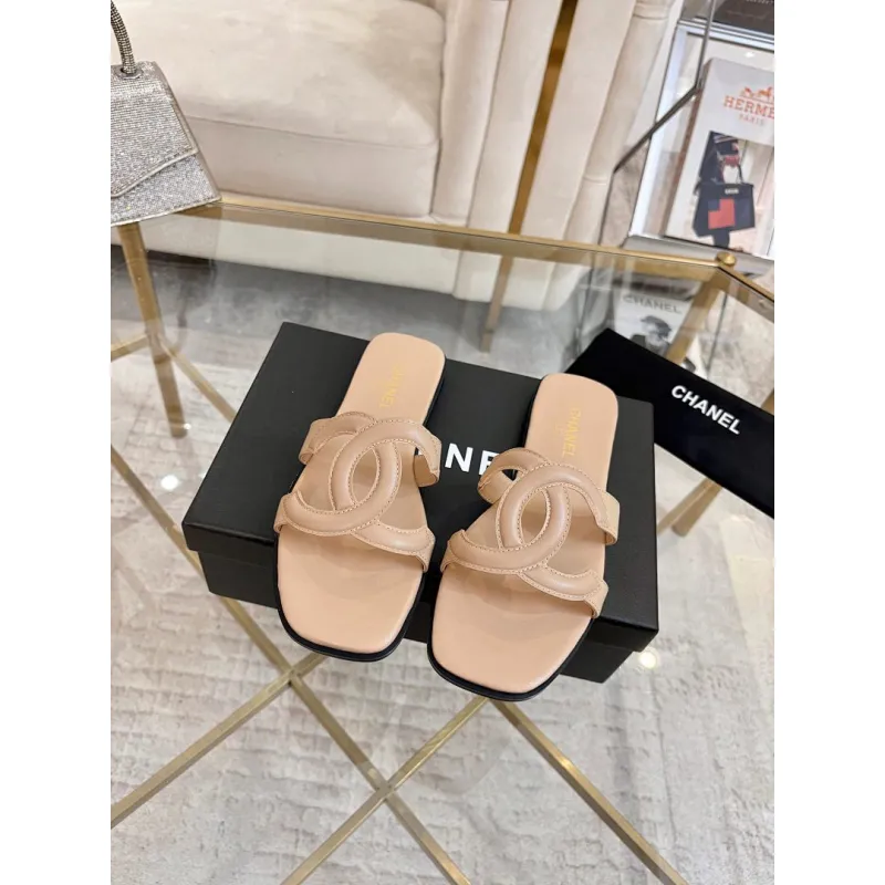 Chanel shoes for Womens Chanel slippers #A63954