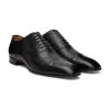 CL Redbottom Buffed calfskin oxfords in black #999930400