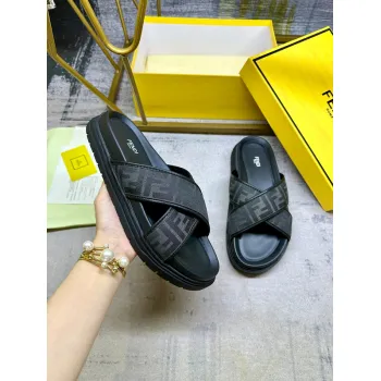 Fendi shoes for Fendi Slippers for men #A50792
