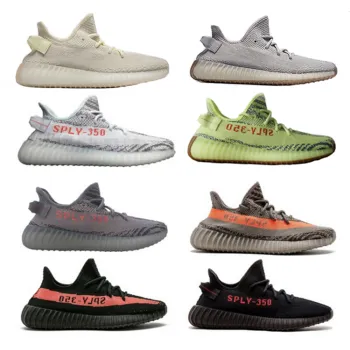 15 colors Best quality SPLY 350 V2 Butter Sesame Semi Frozen Blue Tint zebra Bred running shoes mens Sneakers US size 6-13 #9115388