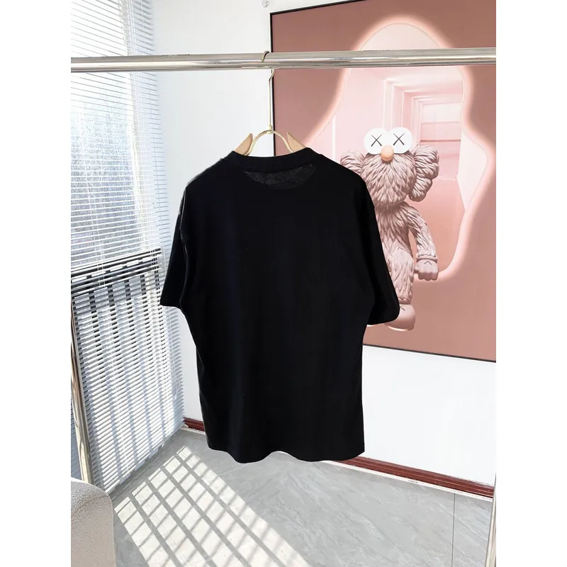Loewe Chia Elephant-Print Cotton-Jersey T-Shirt Black/White #A53829