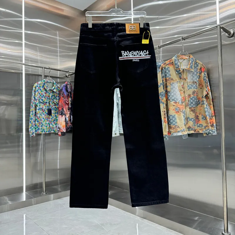 Balenciaga jeans Luxury Brand Jeans Fashion Blue/Black #A54130