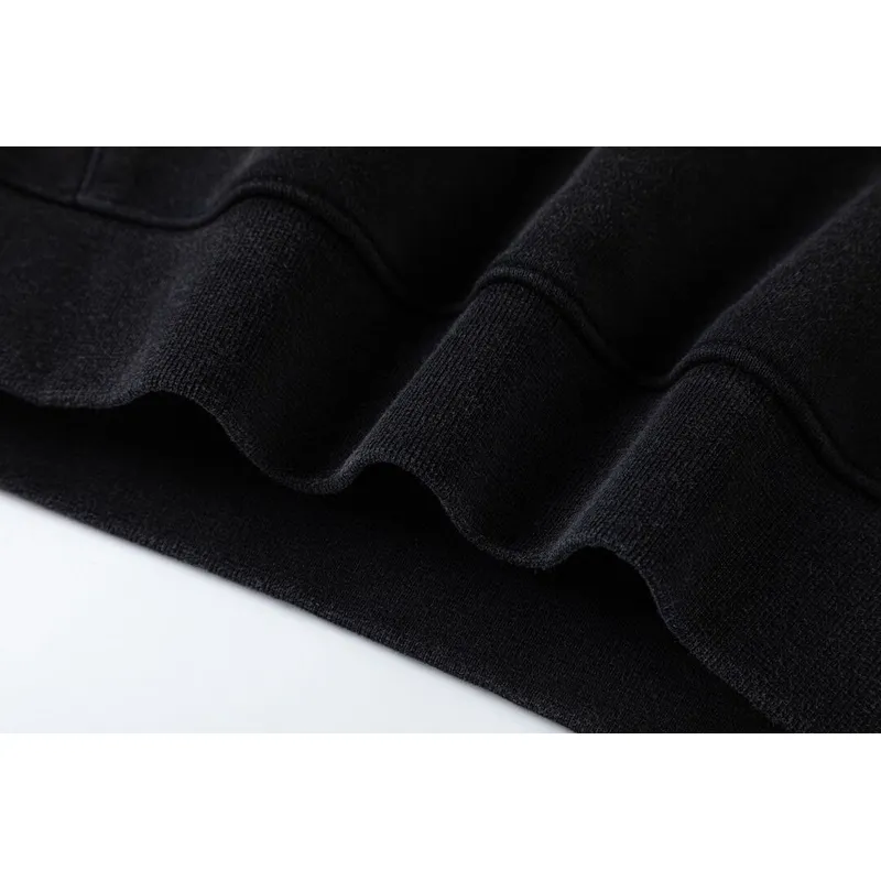 Off - White Black Washed Hoodie With Subtle Red Louis Vuittonogo #A54250