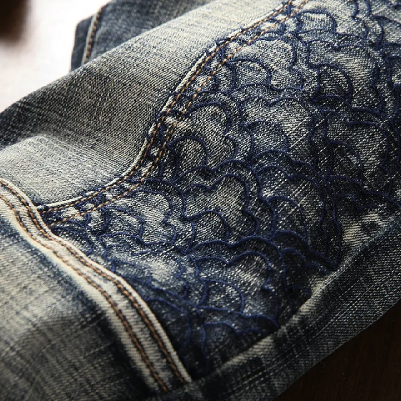 Ripped Jeans for Mens Long Jeans #A46093
