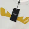 Fendi Black Sweatshirt With Iconic Yellow Monster Eye And Louis Vuittonogo Design #A54421
