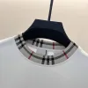 Burberry White/Black Sweatshirt With Signature Check Collar And Louis Vuittonogo Detailing #A54395