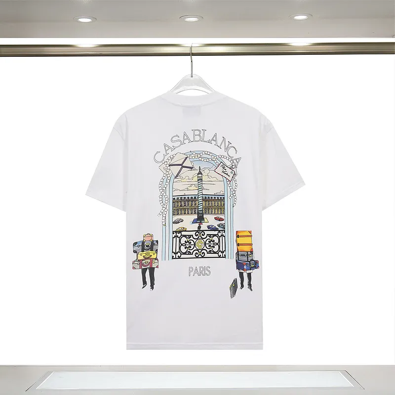 Casablanca graphic-print Cotton T-shirt Black/White Casablanca #A53440 Casablanca graphic-print Cotton T-shirt Black/White Casablanca #A53440