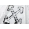 Off-White Minimalist White Hoodie With Signature OFF Logo And Classic Design Black/White #A54328