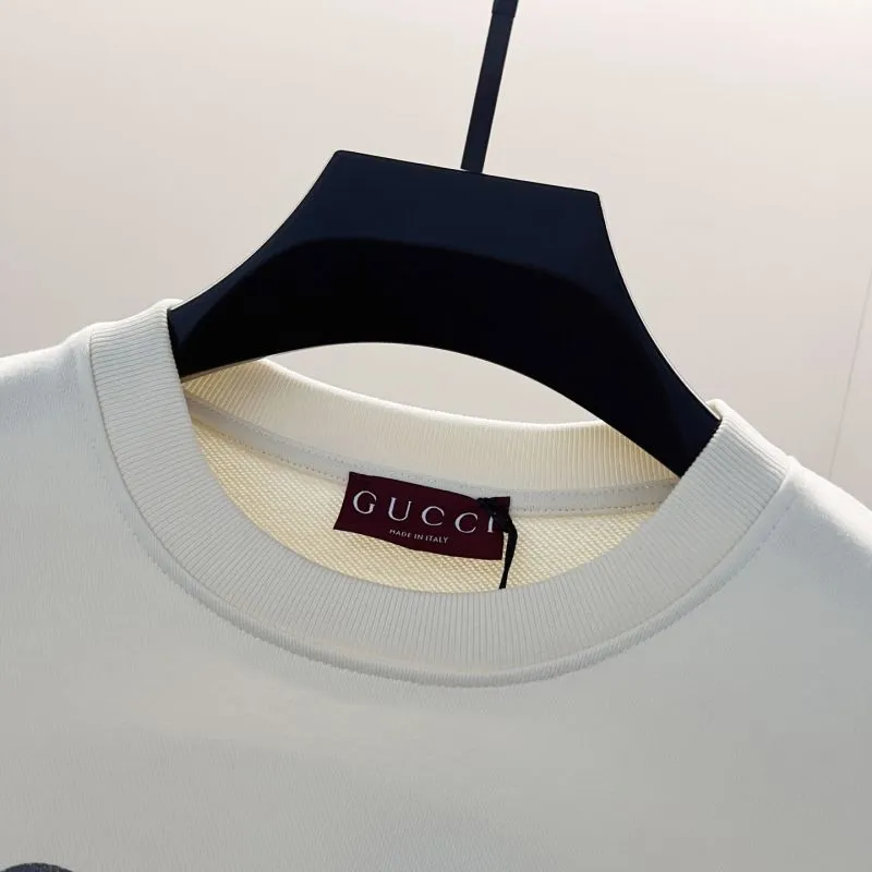Gucci Cream Sweatshirt With Classic Louis Vuittonogo And Interlocking G Design #A54418