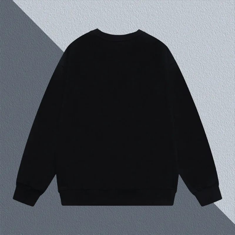 D-ior Grey Crew Neck Sweatshirt With Iconic CD Logo For Timeless Luxury Style Grey/Black #A54275