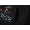 Off - White Black Hoodie With Artistic Graphic And Brand Tribute Design #A54248 Off - White Black Hoodie With Artistic Graphic And Brand Tribute Design #A54248