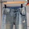 Loewe Distressed Patchwork Denim with Logo Detail #A45785