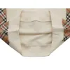 Burberry Inspired Beige/Black Sweatshirt With Signature Check Pattern Panels #A54280
