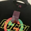 Gucci Black Sweatshirt With Vibrant Colorful Interlocking G Logo And Louis Vuittonettering #A54419